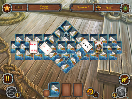 Screenshot z Pirate's Solitaire