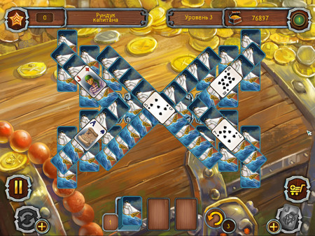 Screenshot z Pirate's Solitaire
