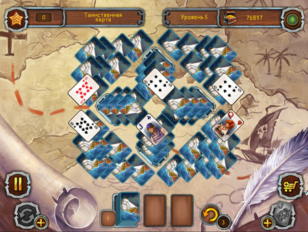 Screenshot z Pirate's Solitaire