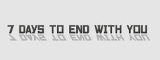 7 Days to End with You game cover