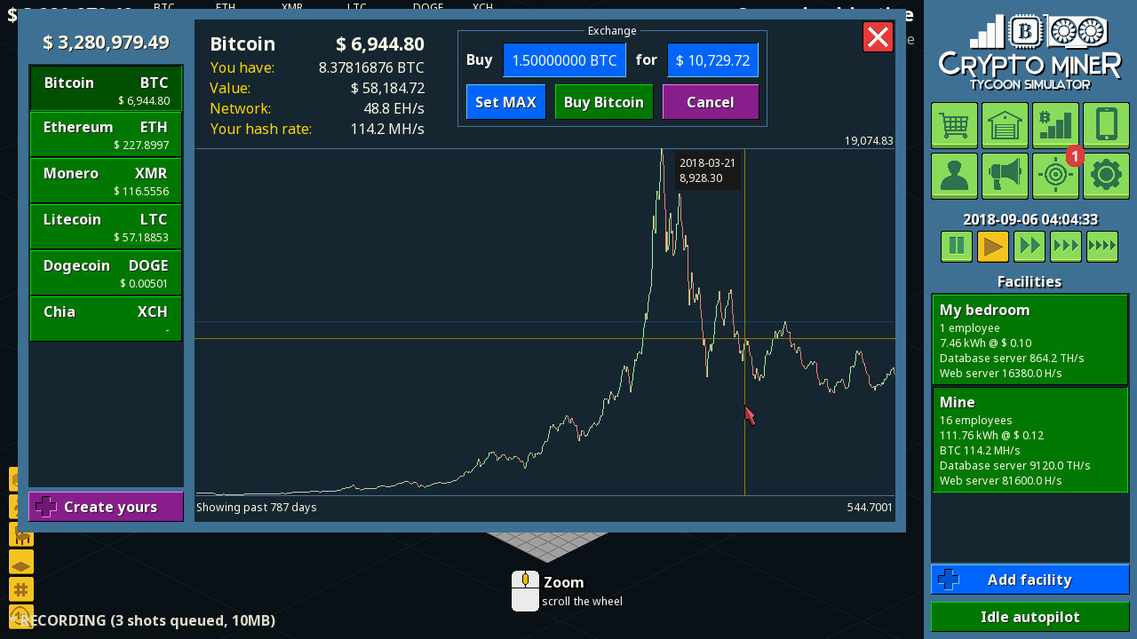 Crypto Miner Tycoon Simulator screenshot #3