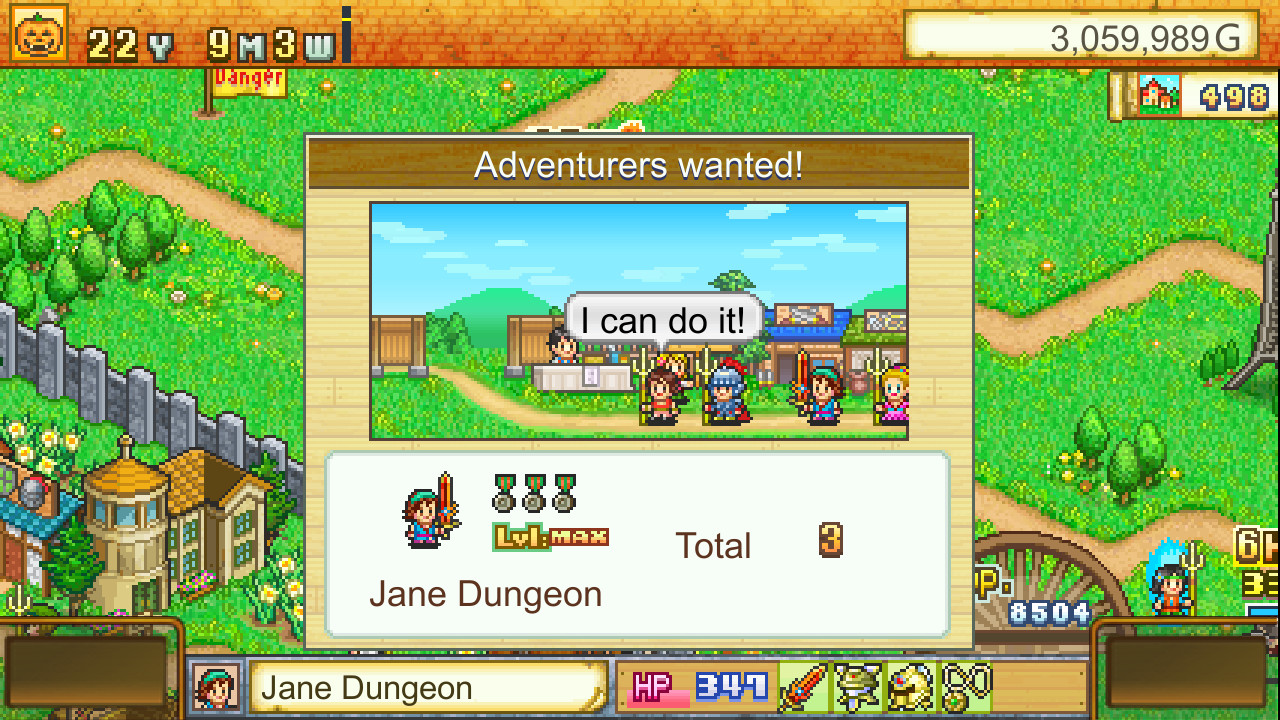 #2. Dungeon Village (Steam) 由: Kairosoft Co.,Ltd
