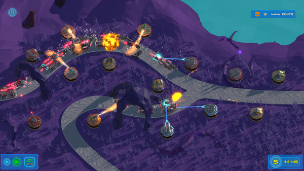 Screenshot z Planet TD