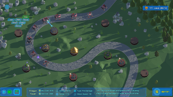 Screenshot z Planet TD