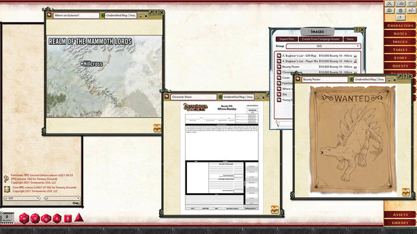 Fantasy Grounds - Pathfinder 2 RPG - Pathfinder Bounty #10: Hillcross Roundup
