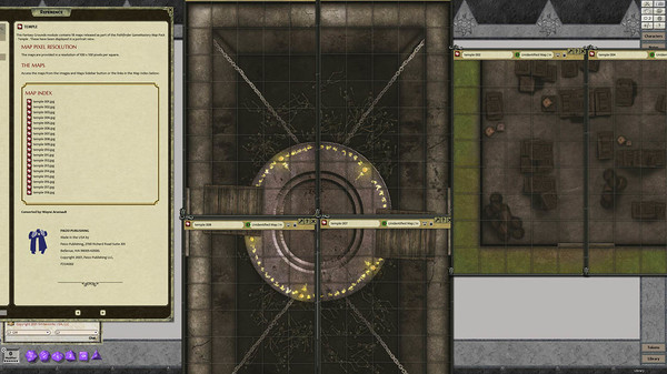 Fantasy Grounds - Pathfinder RPG - GameMastery Map Pack: Temples