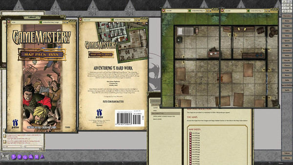 Fantasy Grounds - Pathfinder RPG - GameMastery Map Pack: Inns
