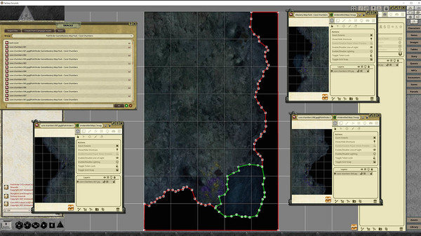 Fantasy Grounds - Pathfinder RPG - GameMastery Map Pack: Cave Chambers