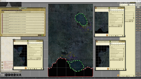 Fantasy Grounds - Pathfinder RPG - GameMastery Map Pack: Cave Chambers