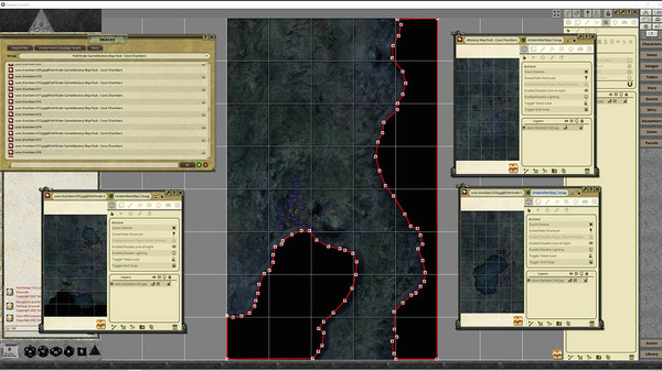 Fantasy Grounds - Pathfinder RPG - GameMastery Map Pack: Cave Chambers