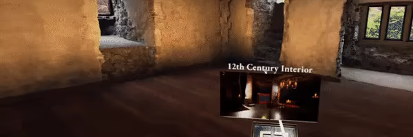 Guildford Castle VR video 2