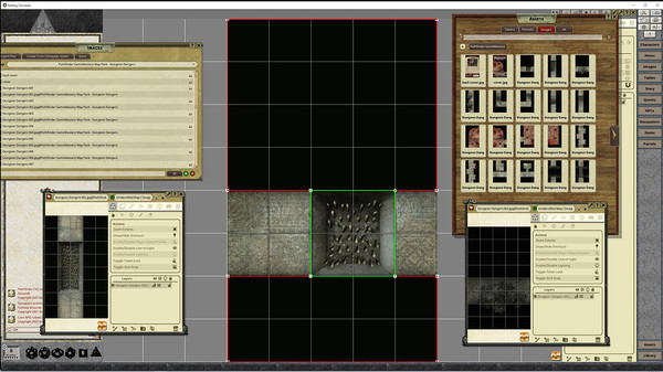 Fantasy Grounds - Pathfinder RPG - GameMastery Map Pack: Dungeon Dangers