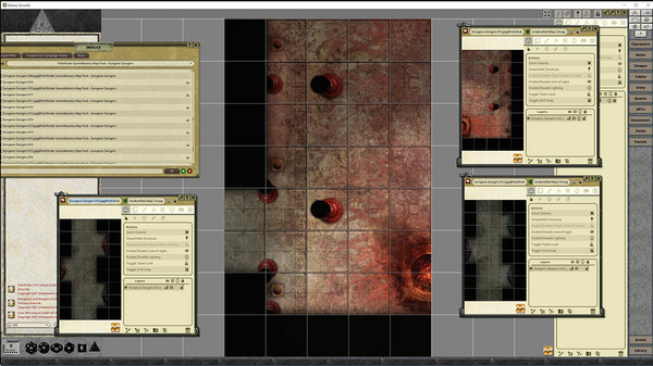 Fantasy Grounds - Pathfinder RPG - GameMastery Map Pack: Dungeon Dangers