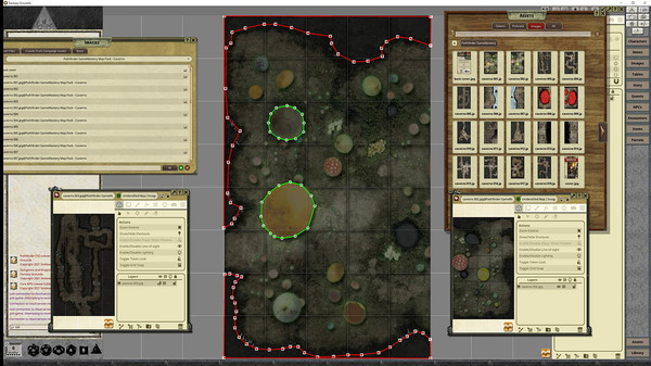 Fantasy Grounds - Pathfinder RPG - GameMastery Map Pack: Caverns