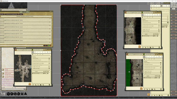 Fantasy Grounds - Pathfinder RPG - GameMastery Map Pack: Caverns