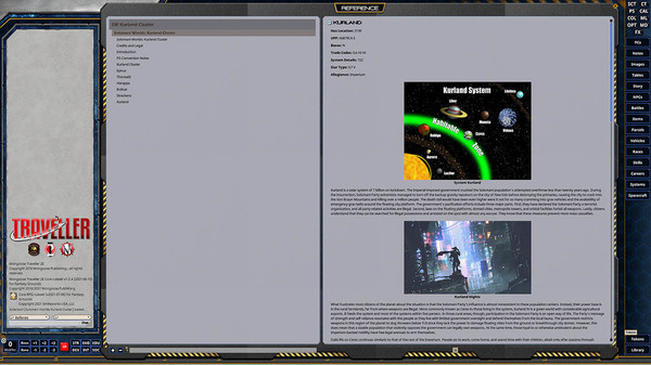 Fantasy Grounds - Solomani Worlds: Kurland Cluster