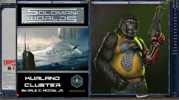 Fantasy Grounds - Solomani Worlds: Kurland Cluster