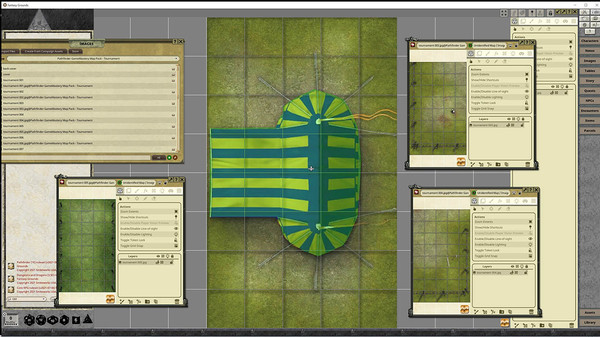 Fantasy Grounds - Pathfinder RPG - GameMastery Map Pack: Tournament
