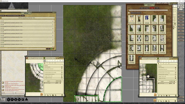 Fantasy Grounds - Pathfinder RPG - GameMastery Map Pack: Ruins