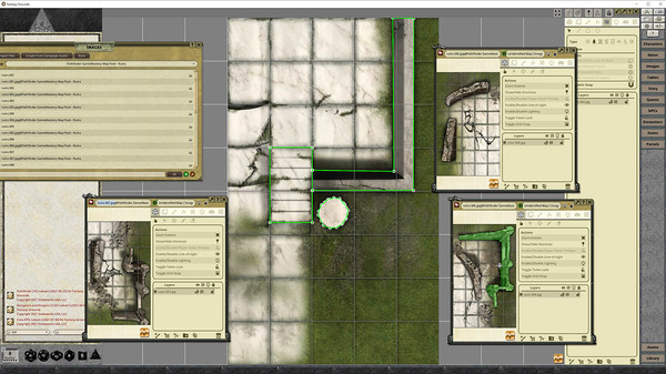 Fantasy Grounds - Pathfinder RPG - GameMastery Map Pack: Ruins