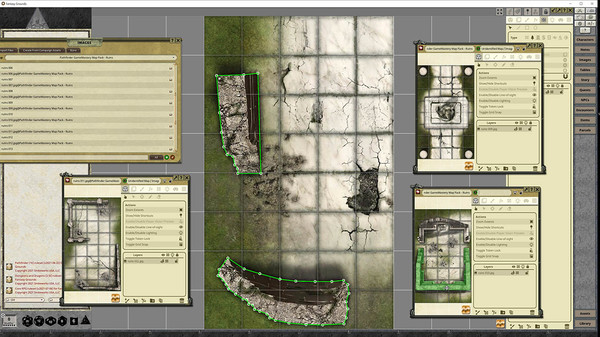 Fantasy Grounds - Pathfinder RPG - GameMastery Map Pack: Ruins