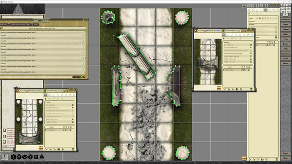 Fantasy Grounds - Pathfinder RPG - GameMastery Map Pack: Ruins