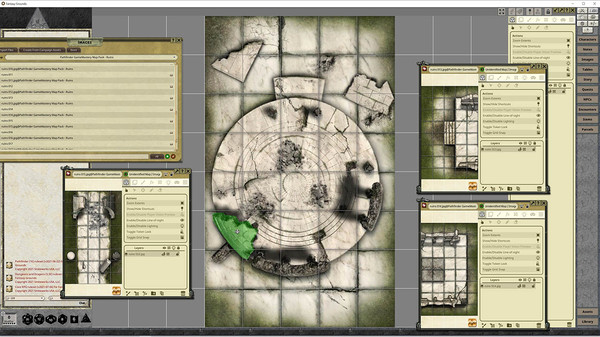 Fantasy Grounds - Pathfinder RPG - GameMastery Map Pack: Ruins