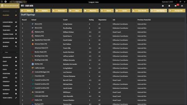 Draft Day Sports: College Football 2022.