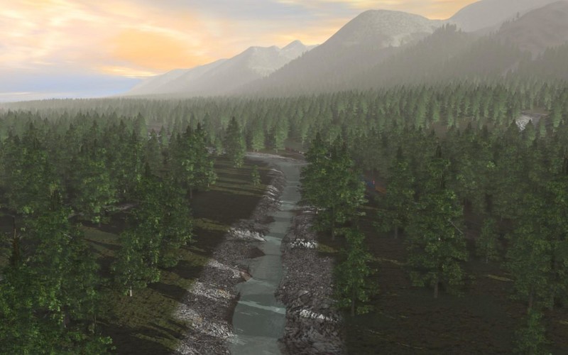 Trainz 2022 DLC - Canadian Rocky Mountains Baker Crk to West of Calgary Featured Screenshot #1