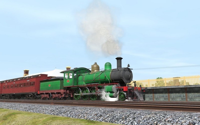 Trainz 2022 DLC - Victorian Railways V Class 2 Tone Green Featured Screenshot #1