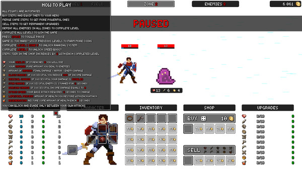 Screenshot z Merge Hero