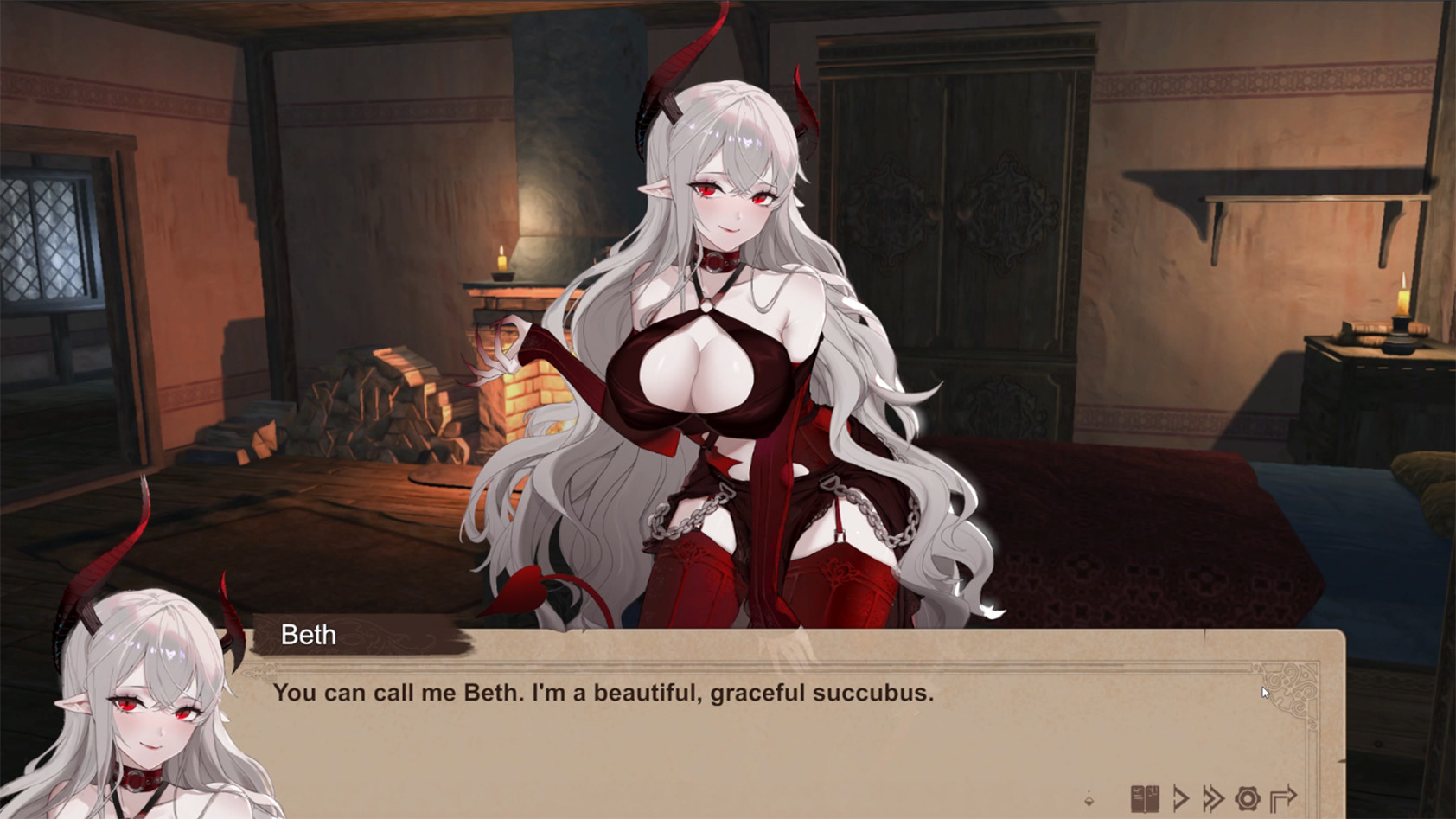 Resist the succubus—The end of the female Knight screenshot 9