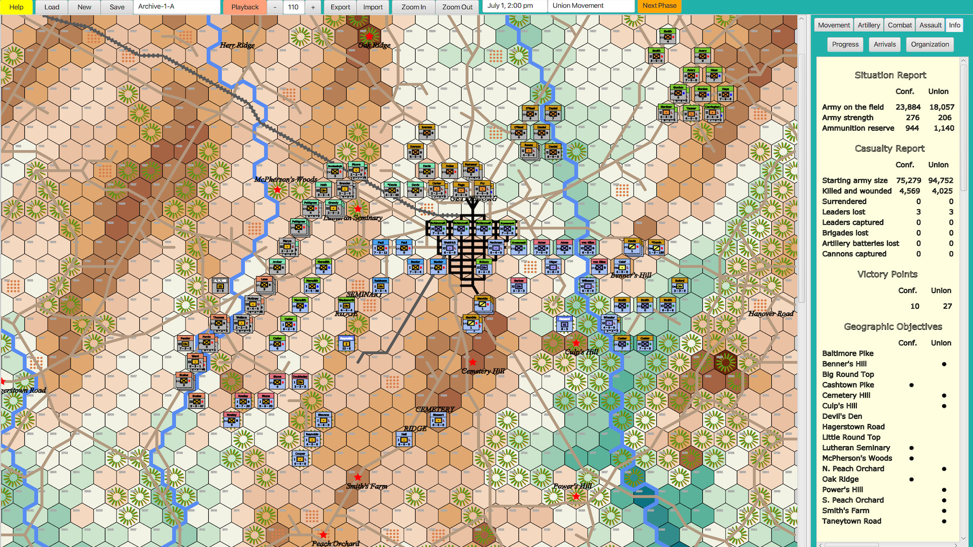 Gettysburg: Fields of Valor screenshot 5