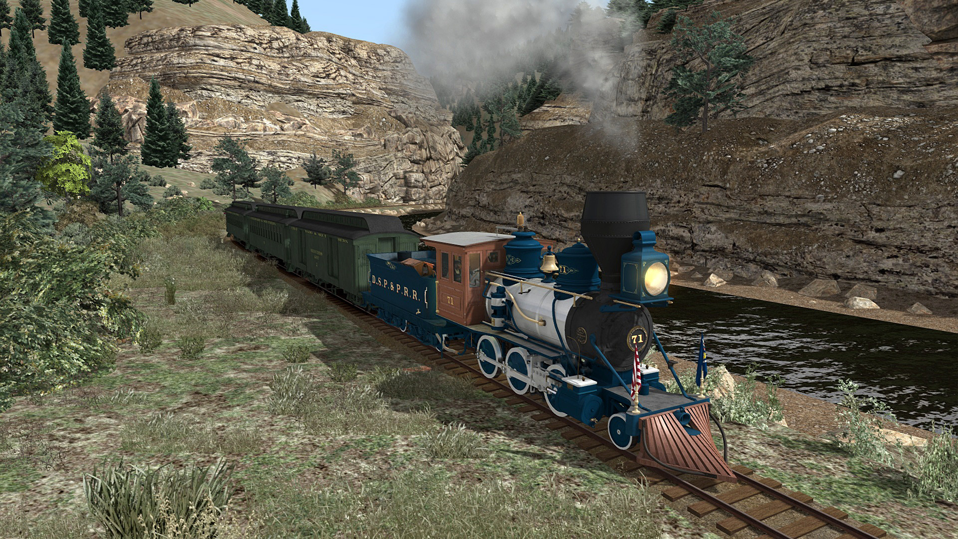 Train Simulator: DSP&P Mogul Steam Loco Add-On Featured Screenshot #1