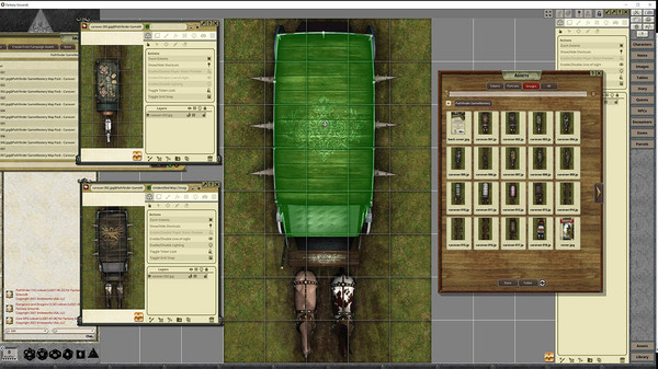 Fantasy Grounds - Pathfinder RPG - GameMastery Map Pack: Caravan