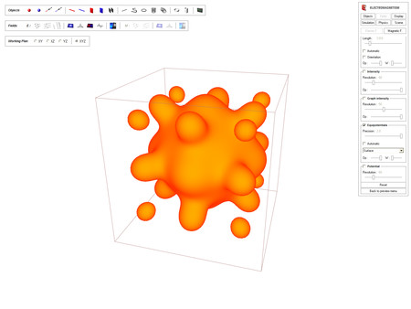 Screenshot z Visualis Electromagnetism Screenshot z Visualis Electromagnetism