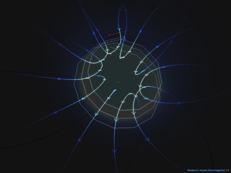 Screenshot z Visualis Electromagnetism Screenshot z Visualis Electromagnetism