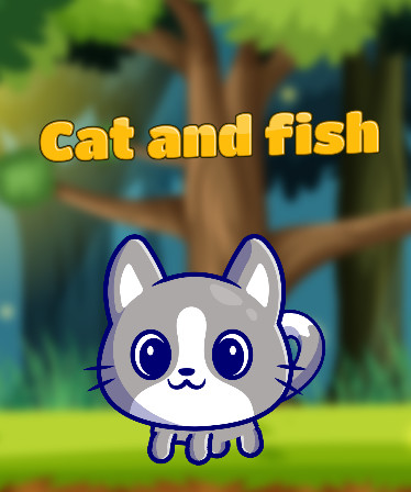 Cat and fish