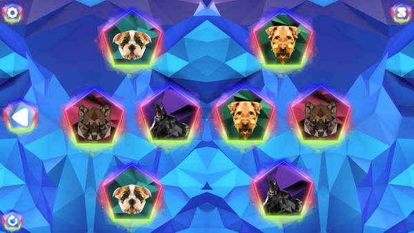 Скриншот 2 из игры Poly Memory: Dogs