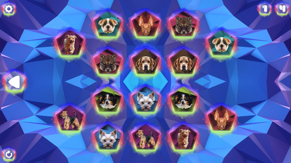 Скриншот 4 из игры Poly Memory: Dogs