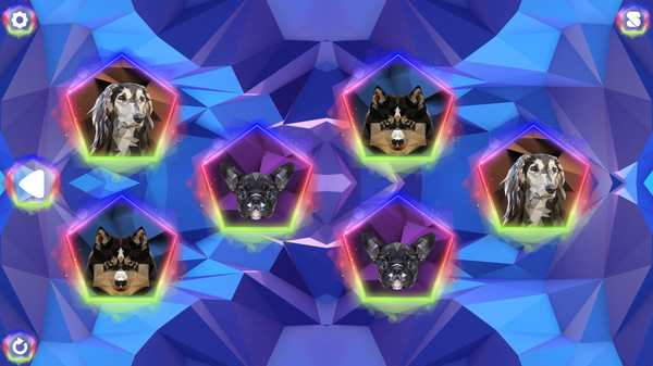 Скриншот 1 из игры Poly Memory: Dogs