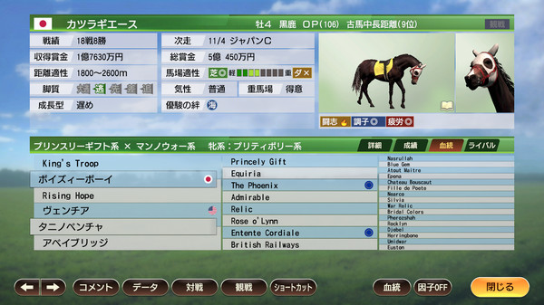 WP9 2022 昭和の快速馬たち 購入権セット 全4頭