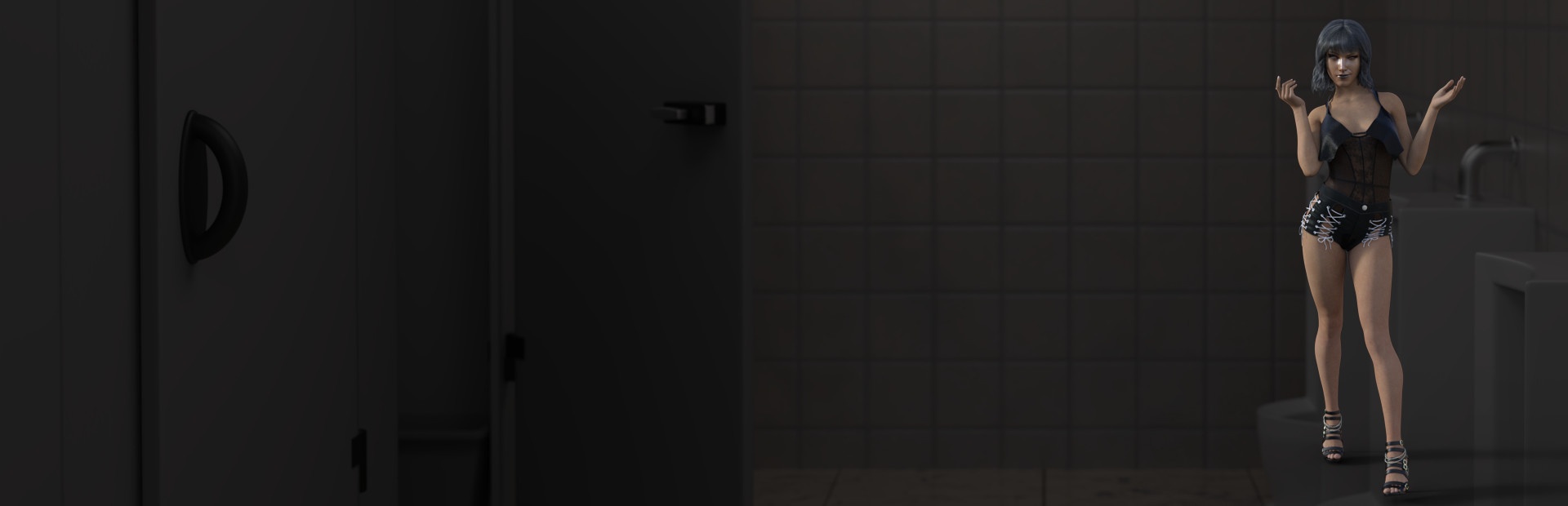 Jigsaw Novel - Public Toilet Sex