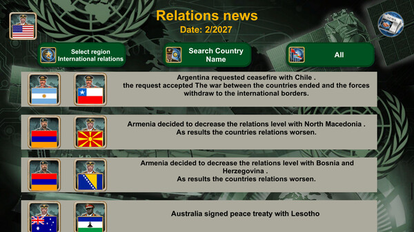 Screenshot z World Empire 2027