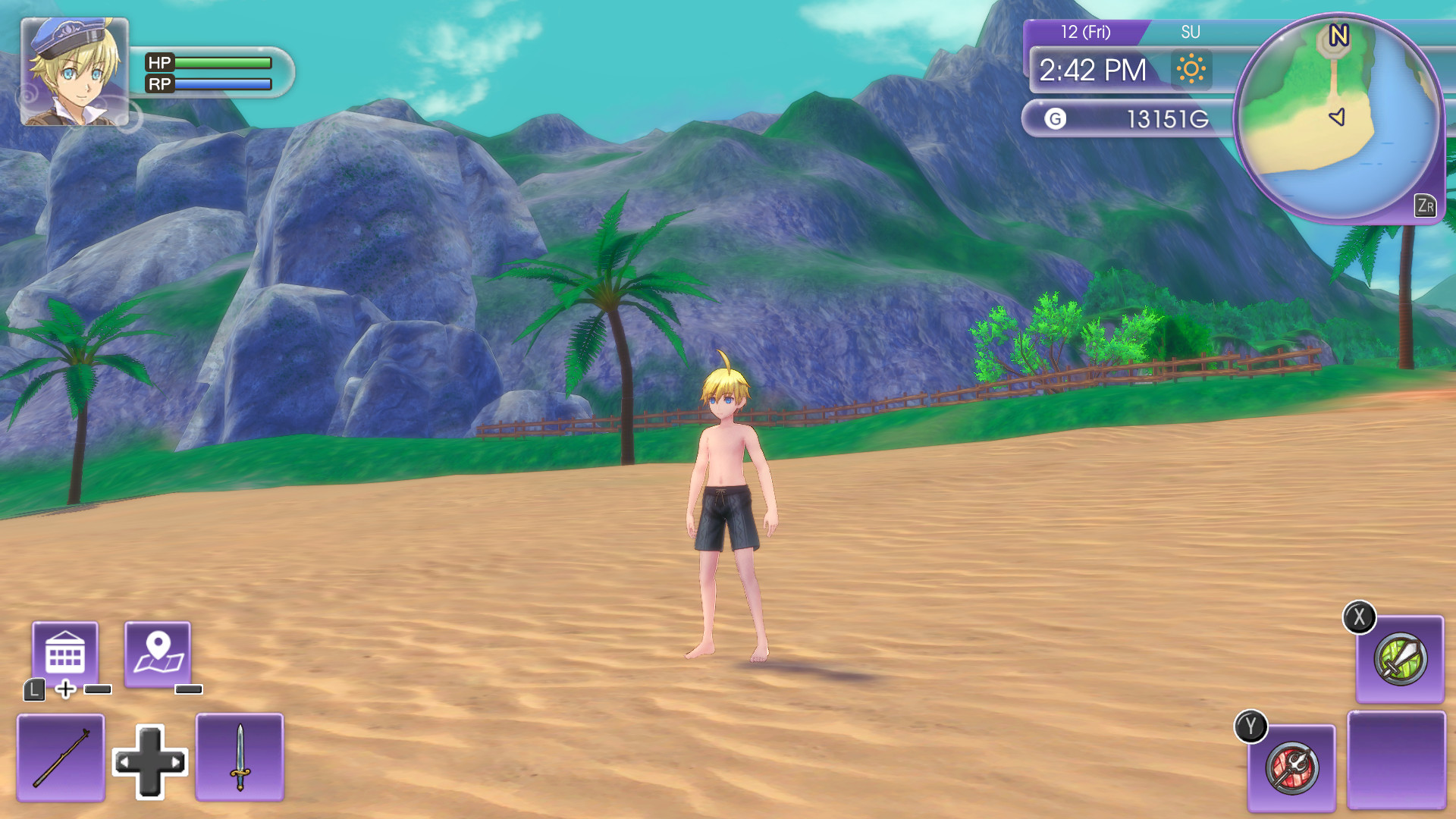 Rune Factory 5 - Famous Butlers Swimsuit Set + New Ranger Care Package Item Pack Featured Screenshot #1