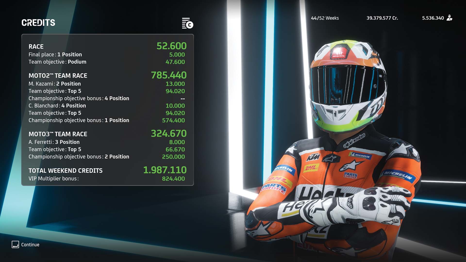 MotoGP™22 - VIP Multiplier Pack Featured Screenshot #1