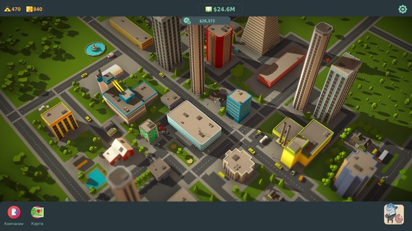 Screenshot z Stakeholder Game