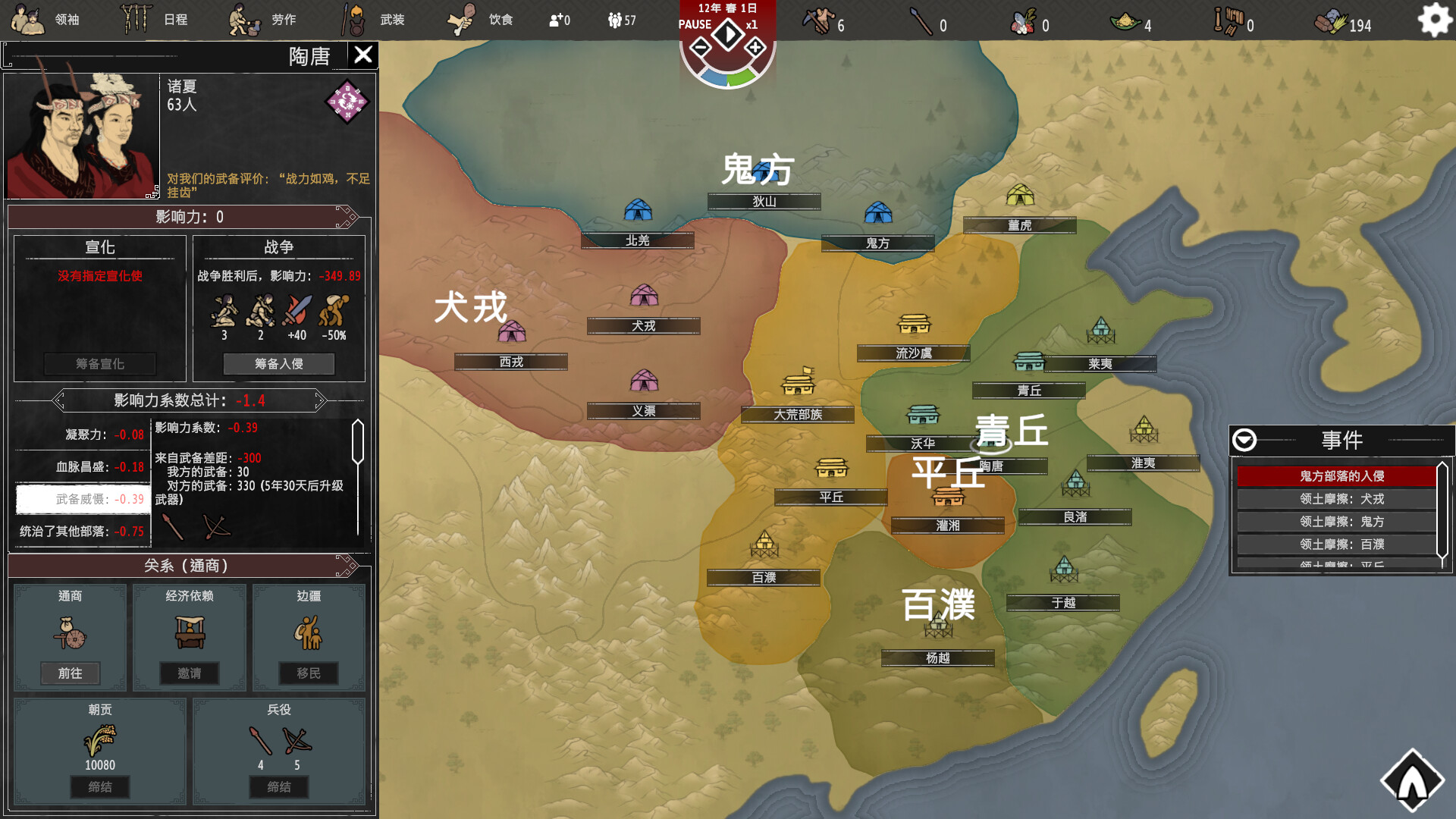 《大荒先民/Primitive Society Simulator》