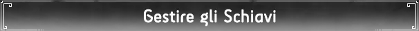 Gestire gli Schiavi
