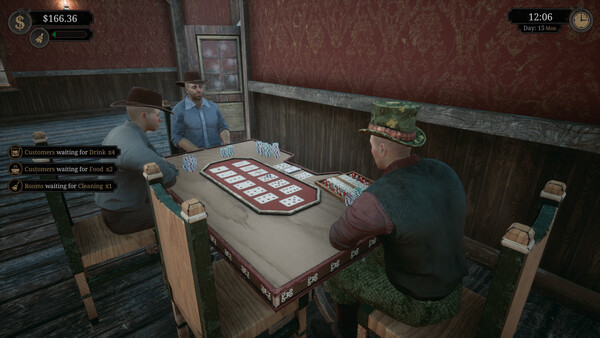 Screenshot 4 of Saloon Simulator - final gameplay screenshot
